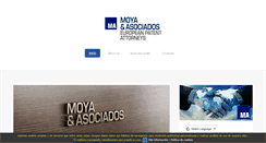 Desktop Screenshot of moya-asociados.com